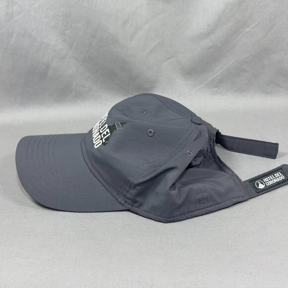 Ahead Hotel Del Coronado Strapback Hat Cap Gray San Diego California Golfer Mens - Picture 8 of 16